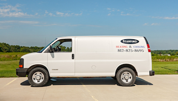 Stanford HVAC van